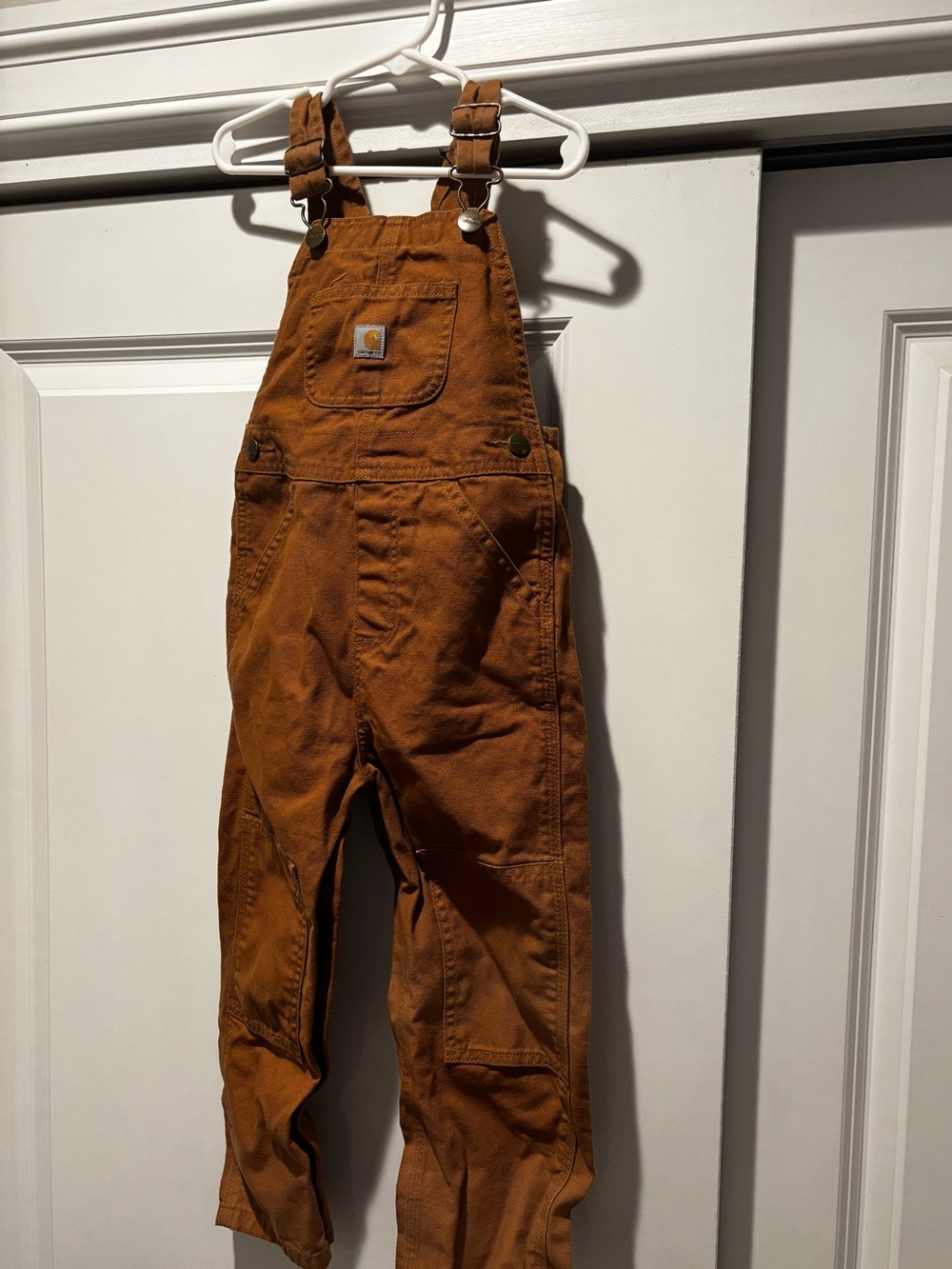 Carhartt Kids Carhartt Brown/Tan Duck Overalls - 4T